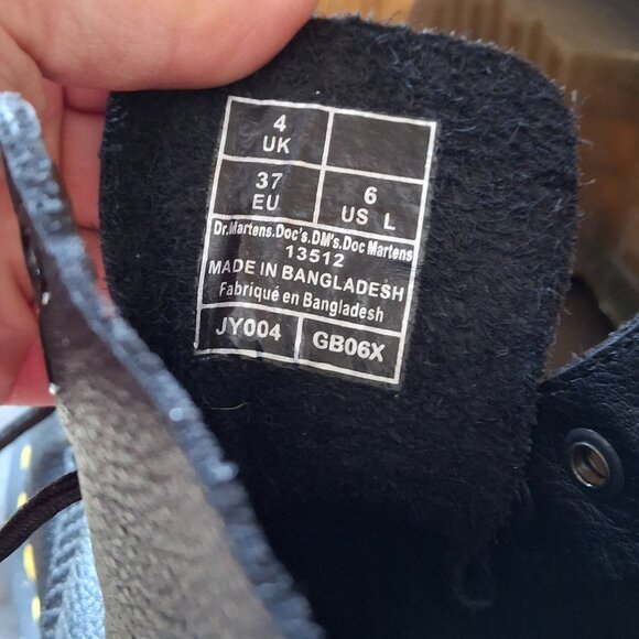 NWOT DR. MARTENS 13512 PASCAL WOMEN'S BOOTS BLACK - Picture 5 of 5